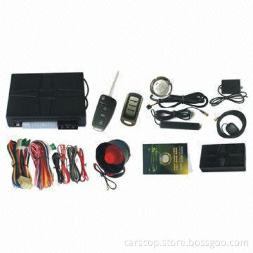 Mobile Phone Remote for Starting Car Engine/Push Start Button and GPS Tracker and GSM Alarm Function